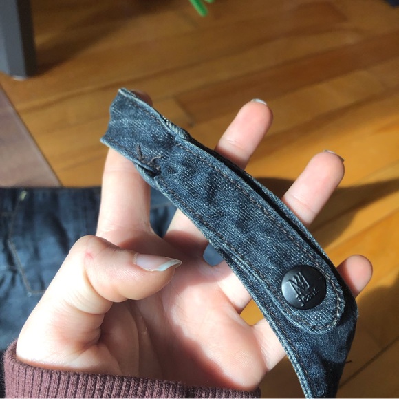 MNG jeans no sleeves vest adjustable blue size M medium - Picture 7 of 12